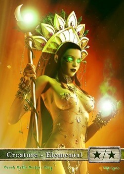 Green-White Elemental #6 - Hera